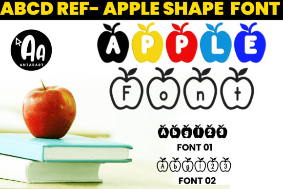 Abcd Ref Apple Shape1 Font
