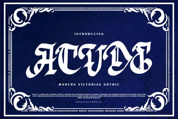 Acude: A Bold Font for Business