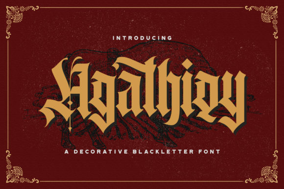 Agathiqy Font for Editorial Design