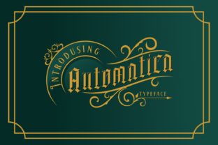Automatica: A Bold Blackletter Font for Digital Marketing