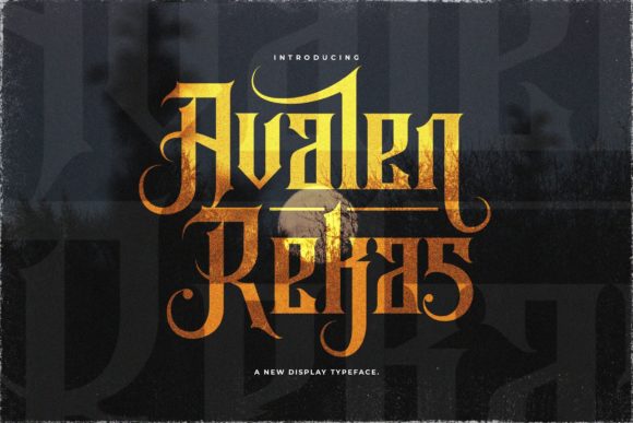 Avalen Rekas: A Blackletter Font for Creative Makers