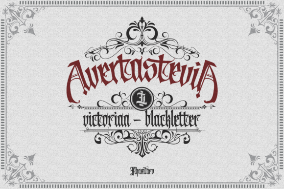 Avertastevia: Bold Blackletter Font