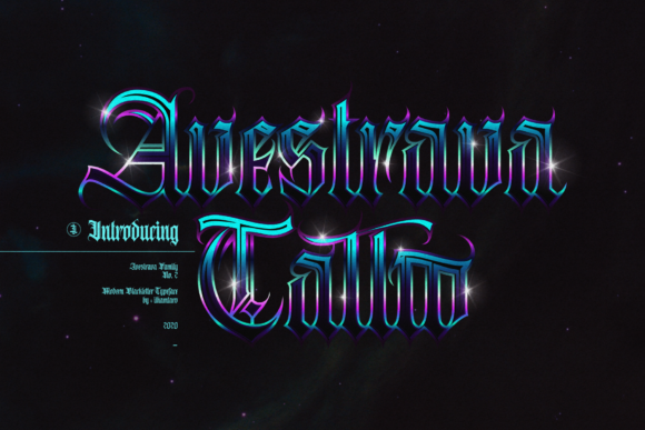 Avestrava Tattoo: Gothic Font for Impact