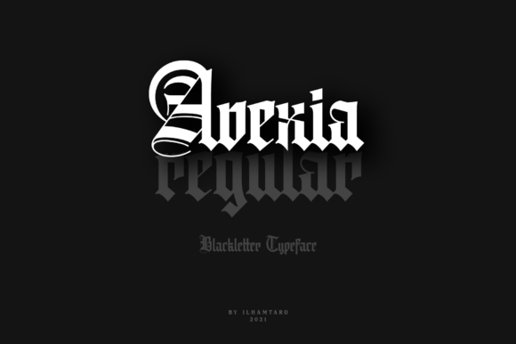 Avexia: A Bold Blackletter Font for Creative Design