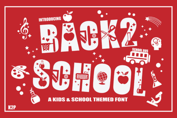 Back 2 School: A Bold Font for Creative Projects