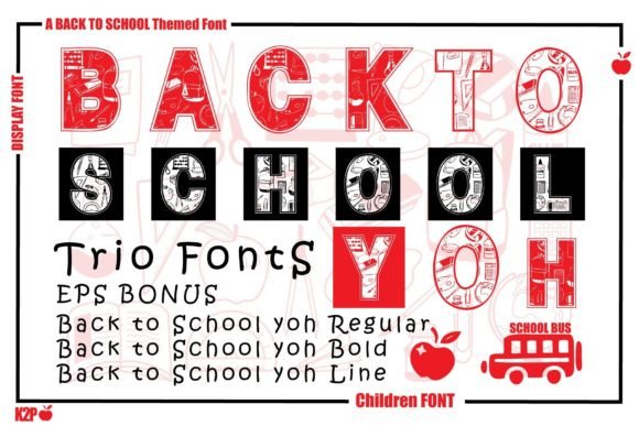 Back to School Yoh: A Bold Font for Campaigns