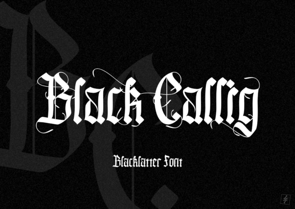 Black Callig: A Bold Type for Editorial Design