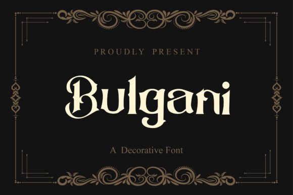 Bulgani Font: Bold Branding for Small Businesses