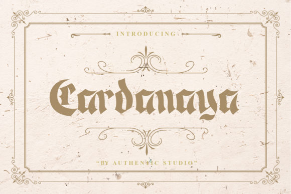 Cardanaya: A Bold Font for Business
