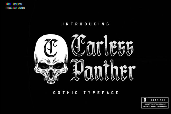 Carless Panther Font for Web Design