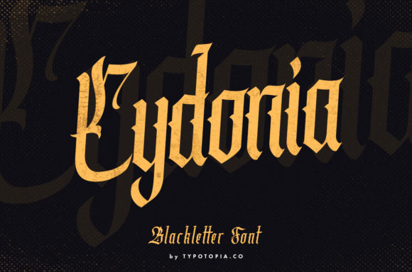 Cydonia: A Bold Blackletter Font