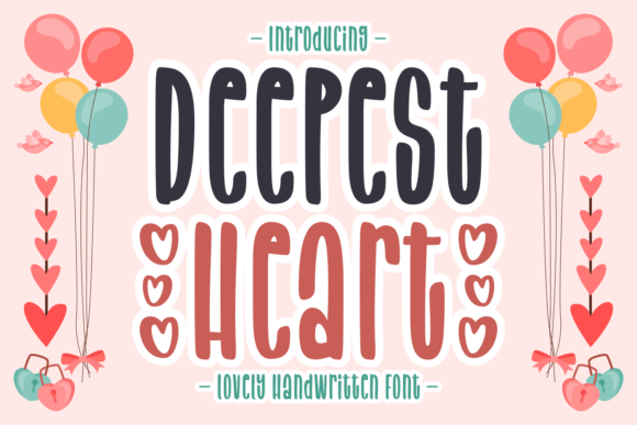 Deepest Heart Font for Web Design