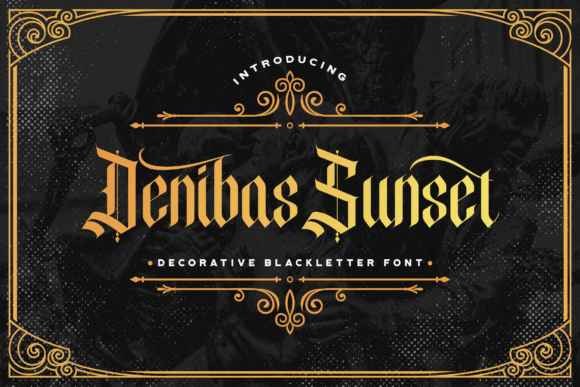 Denibas Sunset: Bold Font for Impactful Design