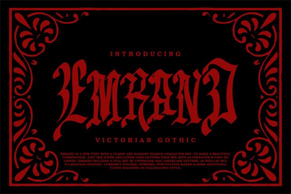 Emrand: A Bold Blackletter for Creative Campaigns