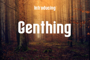 Genthing: A Minimalist Font for Creative Projects