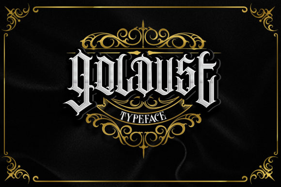 Goldust: A Bold Typographic Statement