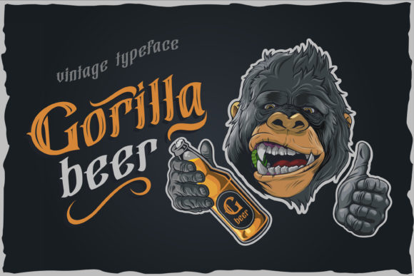 Gorilla Beer Font: Bold and Unforgettable