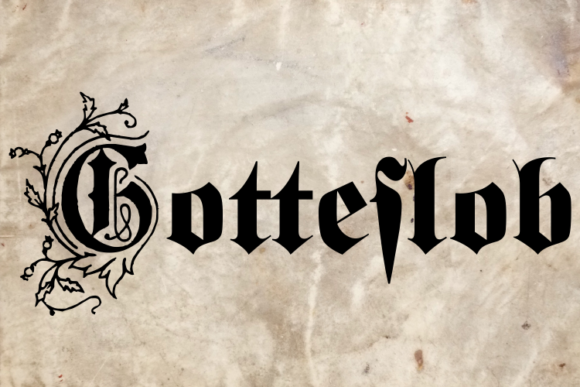 Gotteslob: A Bold Blackletter Font
