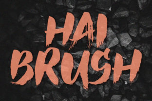 Hai Brush: A Bold Typeface for Web Design