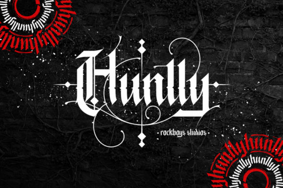 Huntly: A Bold Blackletter Font for Web Design