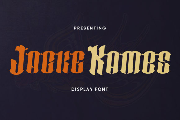 Jacke Kambs: A Gothic Font for Editorial Impact