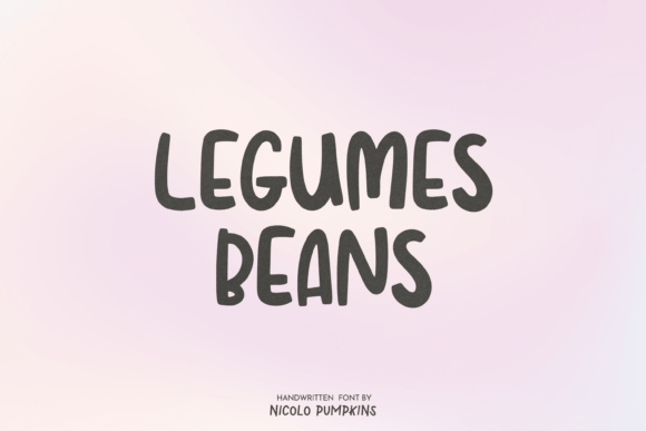 Legumes Beans Review: A Handwritten Script for Real Projects