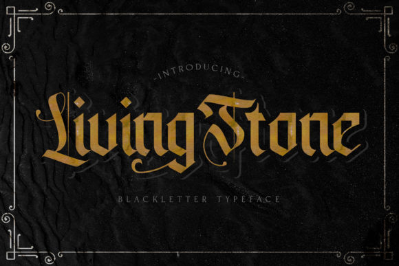 Livingstone: A Bold Blackletter Font