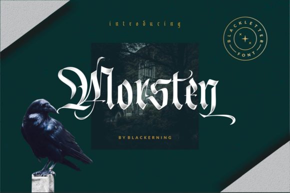 Morsten: A Bold Blackletter Font