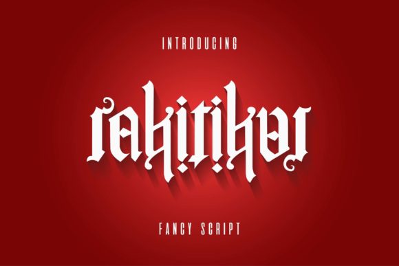 Rakitikar: A Bold Blackletter Font for Business