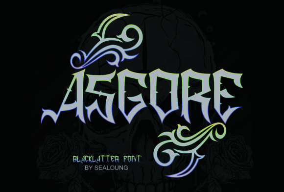 Review: Asgore Blackletter Font