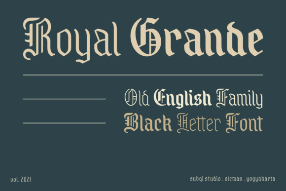 Royal Grande: A Bold Typeface for Editorial Design