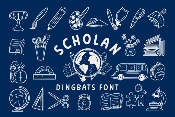 Scholan: A Back to School Font