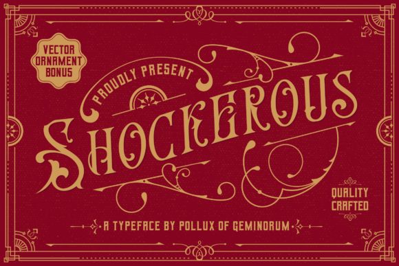 Shockerous: A Bold Font for Creative Campaigns