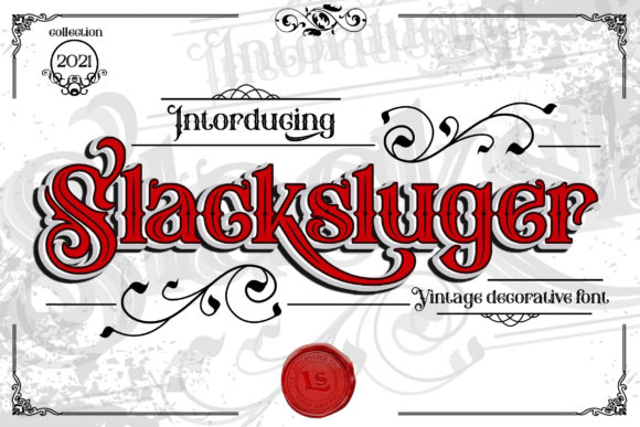 Slacksluger: A Dramatic Font for Business Branding