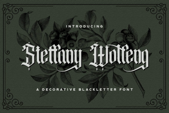 Steffany Wolfeng: Bold Blackletter for Branding