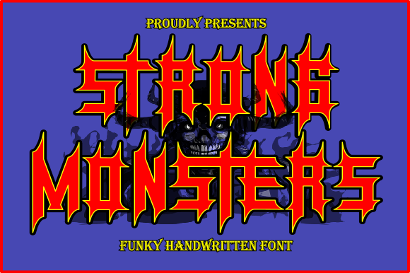 Strong Monsters Font for Business