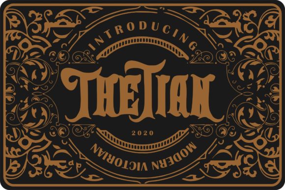Thetian: A Bold Font for Business Branding