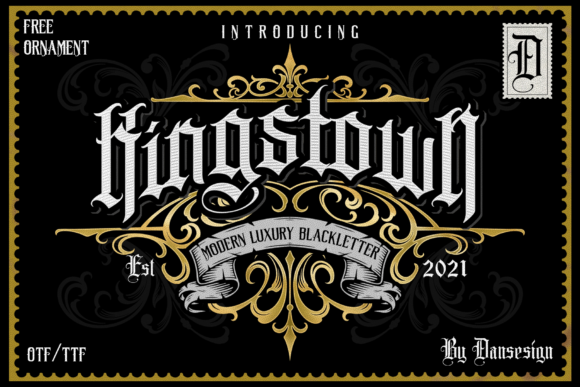 Upgrade Your Brand with Kingstown Font