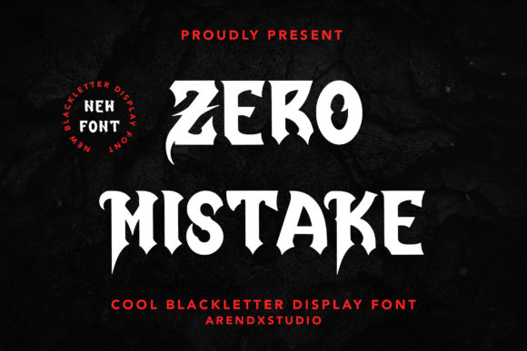 Zero Mistake Font for Web Design